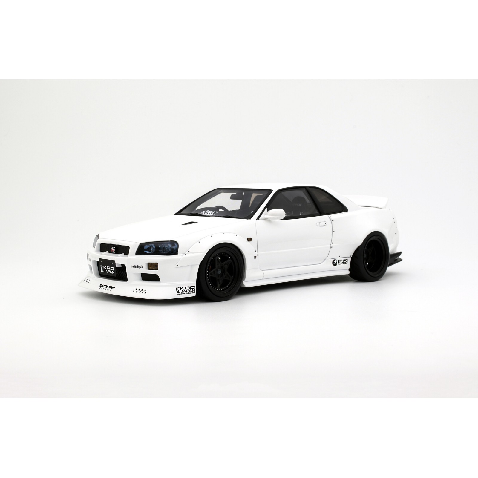 Skyline GT-R R34 KRC Body Kit Pearl White QX1