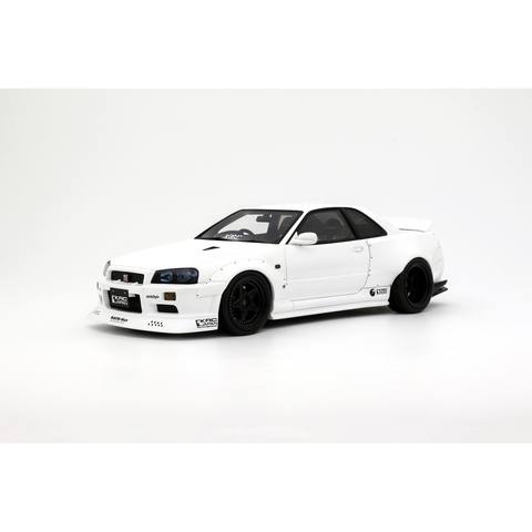 Skyline GT-R R34 KRC Body Kit Pearl White QX1