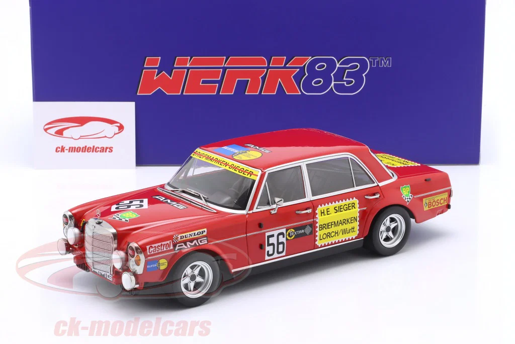 300 SEL 6.8 AMG #56 200 Miles Nuremberg 1972 H. Heyer