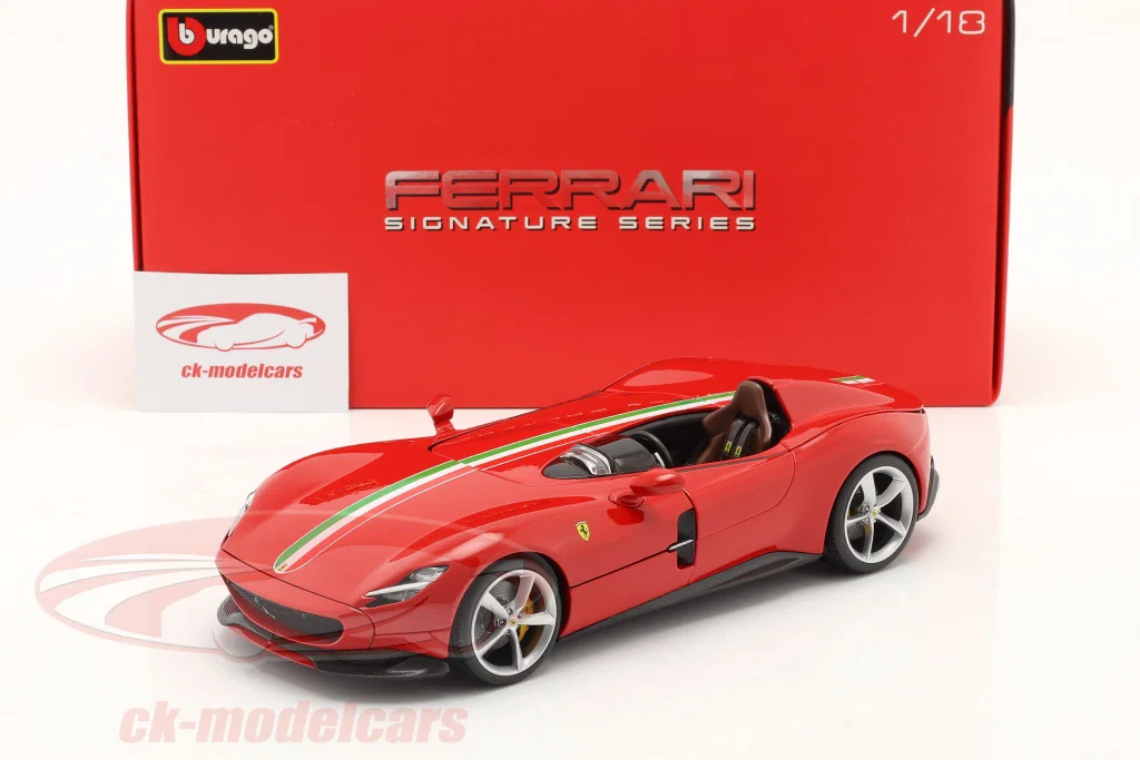 Monza SP1 year red with Tricolor Signature