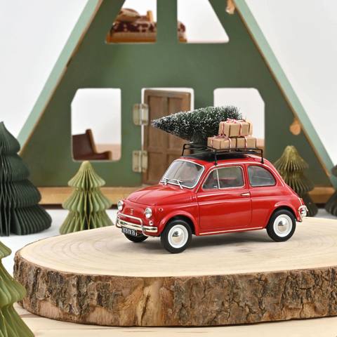 Fiat 500 L Red Christmas