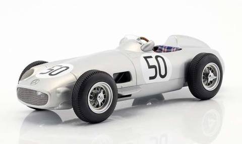 1955 Piero Taruffi Mercedes-Benz W196 #50 4th British GP Formula 1