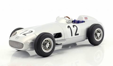 1955 Stirling Moss Mercedes-Benz W196 #12 Winner British GP Formula 1