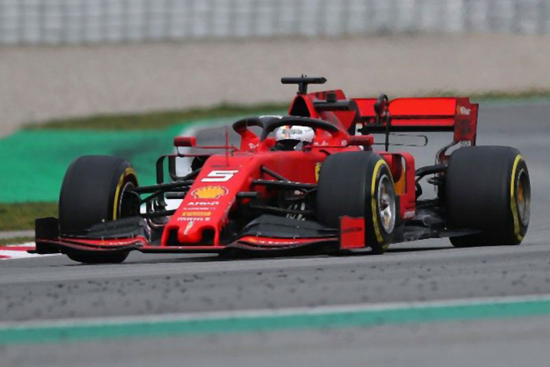 SF90 China GP 2019 1000th GP Vettel