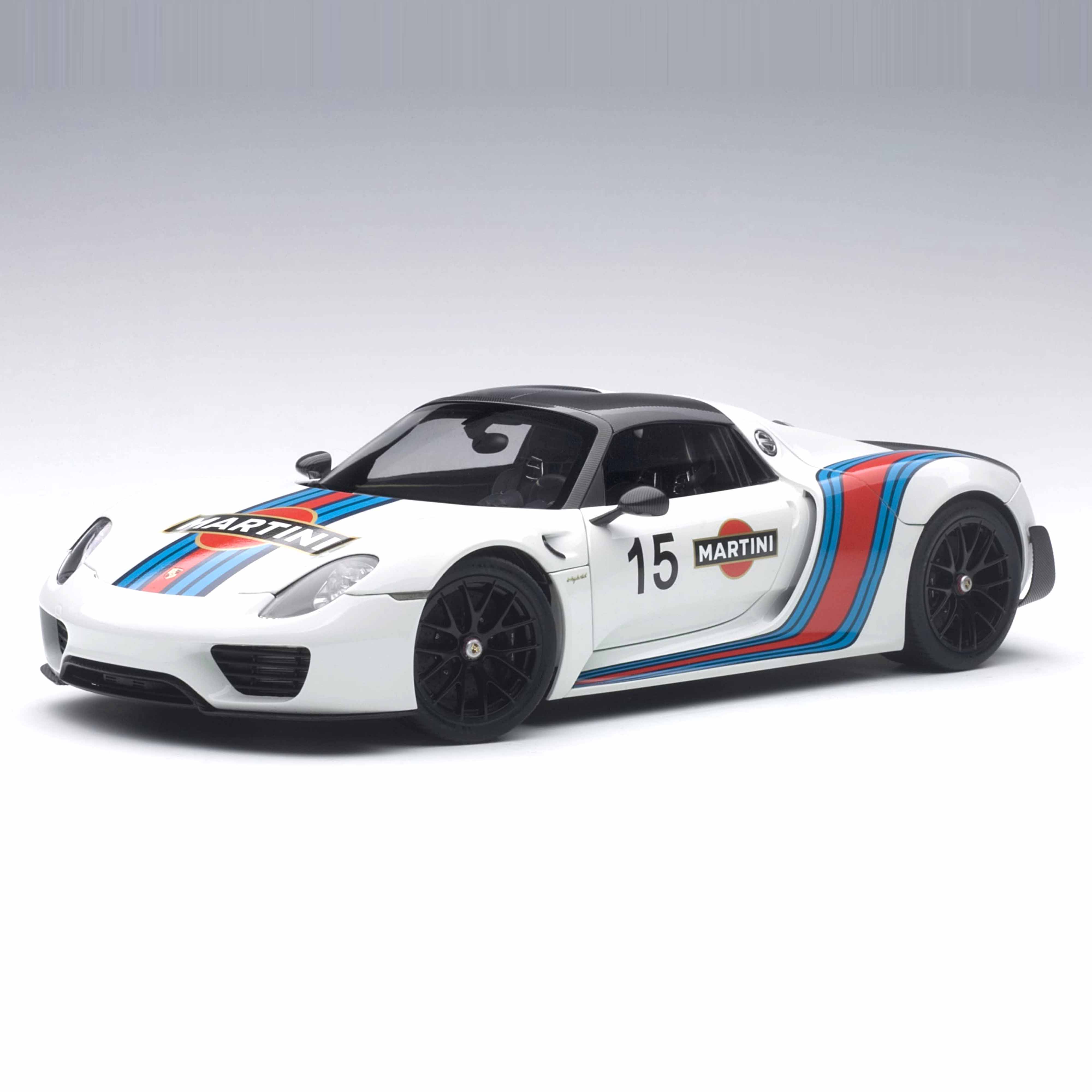 918 Spyder White with Martini Logo