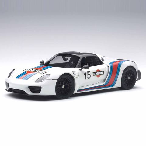 918 Spyder White with Martini Logo