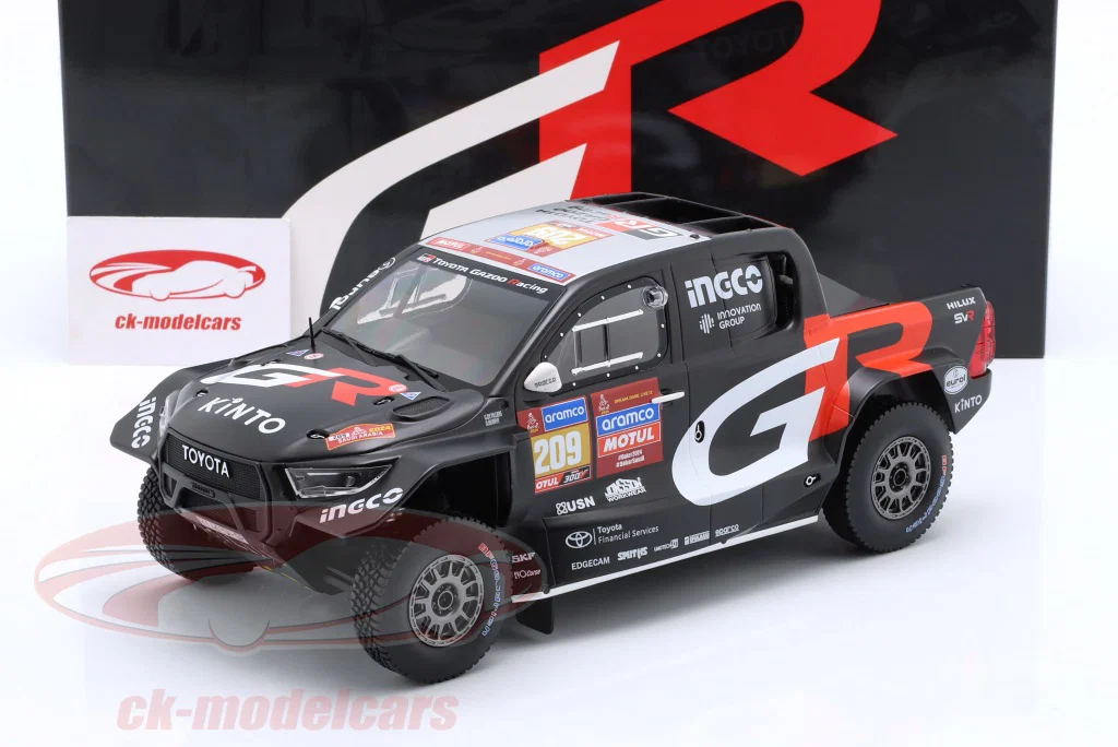 GR DKR Hilux Evo #209 7th Rallye Dakar 2024 de Villiers, Murphy