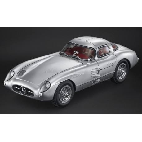 300SLR Coupe Uhlenhaut Silver with Red Interior