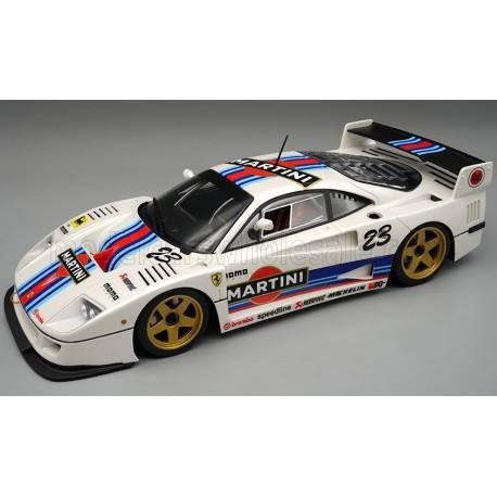 F40 LM n23 Martini Racing Version with 5 spoke gold rims 1996 White