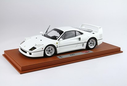 F40 White and rims -Kyosho