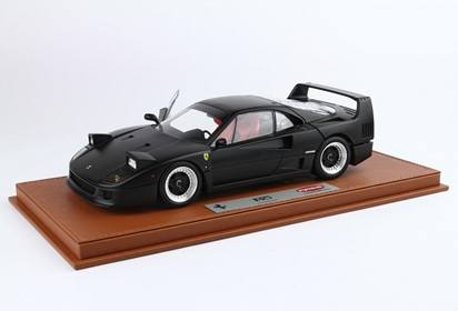 Ferrari F40 Matt black Snow tires and seats -Kyosho