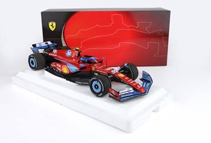 SF24 GP USA Miami - Polifoam packaging Azzurro Special Livery Sainz