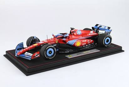 SF24 GP USA Miami DIECAST- Luxury pack Azzurro Special Livery Leclerc