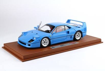 F40 Light Blue and rims -Kyosho
