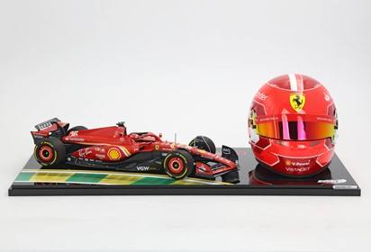 SF24 Australian GP - Leclerc DIECAST MODEL AND HELMET
