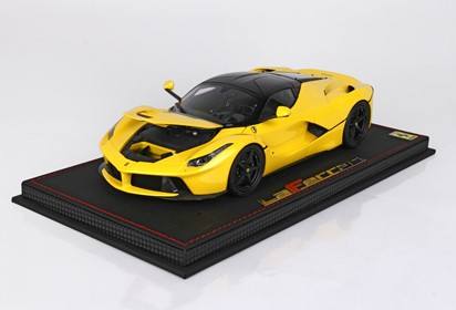 LaFerrari DIE CAST Yellow Modena with matt wheels