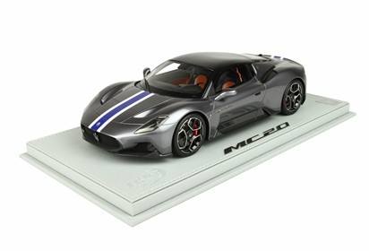 MC20 Grigio Mistero White and Stripe