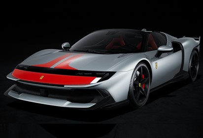 849 Testarossa Spider Assetto Fiorano Grigio Squalo with Livery