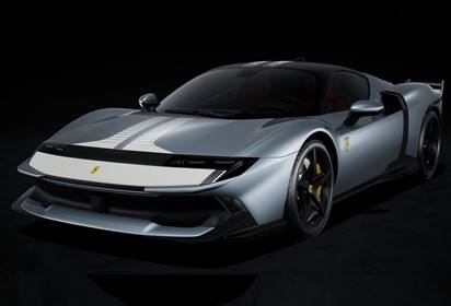 849 Testarossa Assetto Fiorano Grigio Titanio matt with livery Press Version