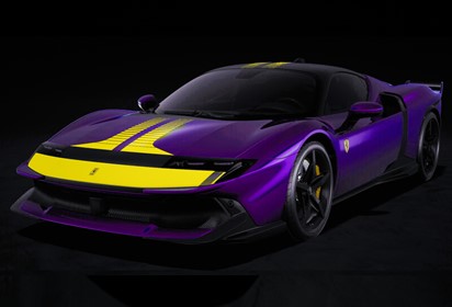849 Testarossa Assetto Fiorano Viola Hong Kong with livery