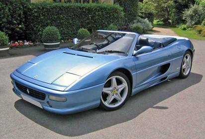 F355 Spider manual gear Azzurro California