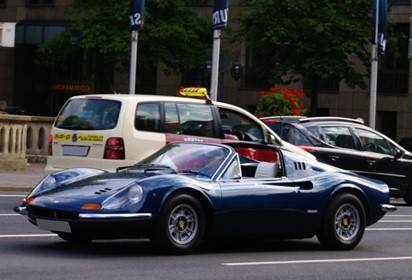 Ferrari Dino 246 GTS Blu Sera