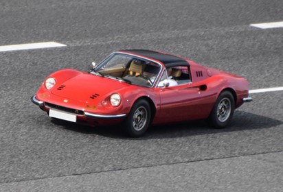 Dino 246 GTS with roof