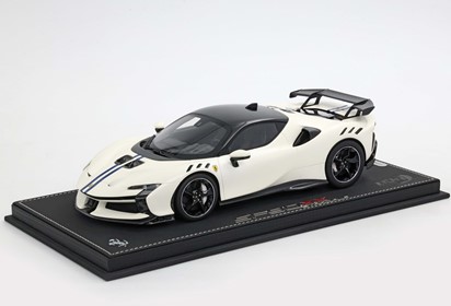 SF90 XX Stradale Bianco Italia matt and brakes