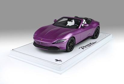 Roma Spider Open Roof Metallic Violet