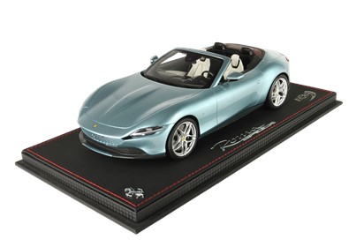 Roma Spider Open Roof metallic Celeste Trevi