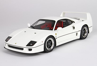 F40 white with wheels