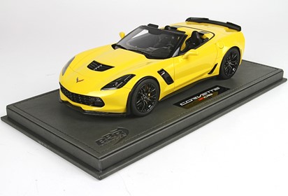 Corvette Z06 Convertible with display case