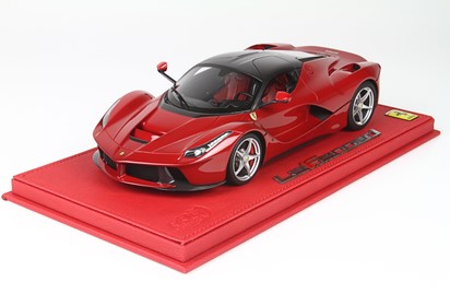 LaFerrari with display case