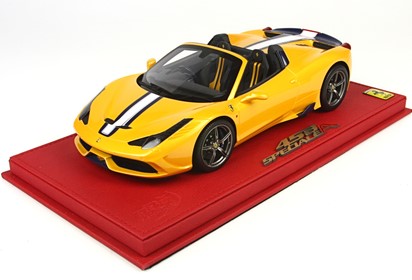458 Speciale A Spider right hand drive with display case