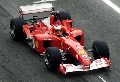 F2002 GP San Marino Barrichello - 2nd position