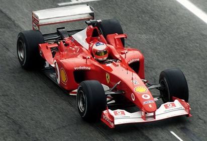 F2002 GP San Marino Barrichello - 2nd position