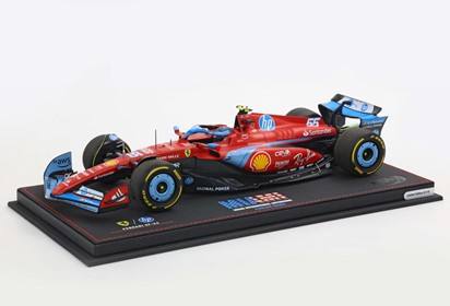 SF24 GP USA - logo Miami Azzurro Special Livery - DIECAST Sainz
