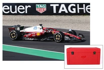 SF25 Monza livery - Leclerc for 50 years Lauda world champion - SPECIAL BOX