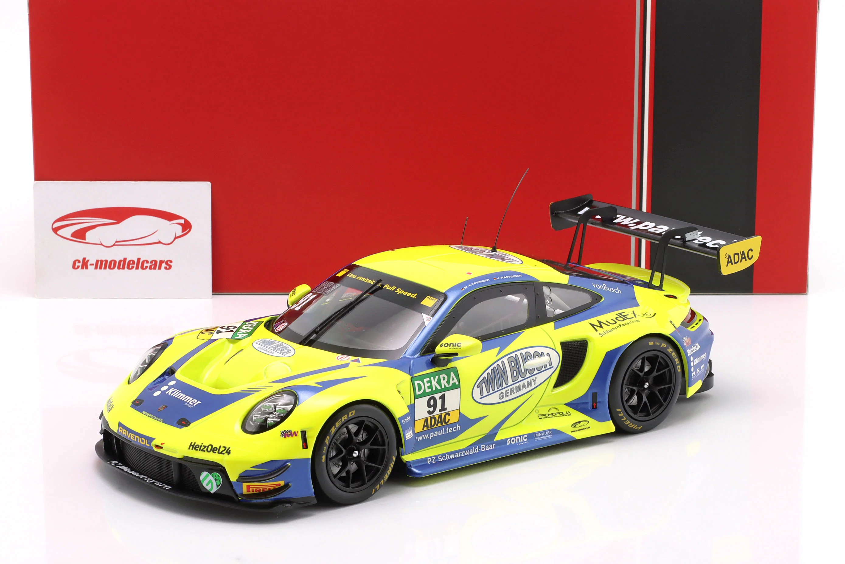911 GT3 R #91 ADAC GT Masters 2024 J. Kapfinger, M. Kapfinger
