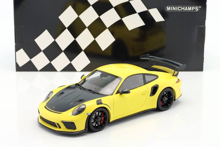 Porsche 911 GT3 RS , Geel / Zwarte velgen