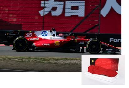 Ferrari SF26 F1 Chinese Grand Prix - Leclerc - fourth position metal diecast Polyfoam Pack