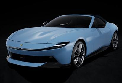 Ferrari Amalfi spider Azzurro La Plata