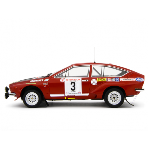 Alfetta Gr.2 Autodelta Rally Tour de Corse 1975 Andruet - Jouanny