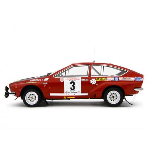 Alfetta Gr.2 Autodelta Rally Tour de Corse 1975 Andruet - Jouanny