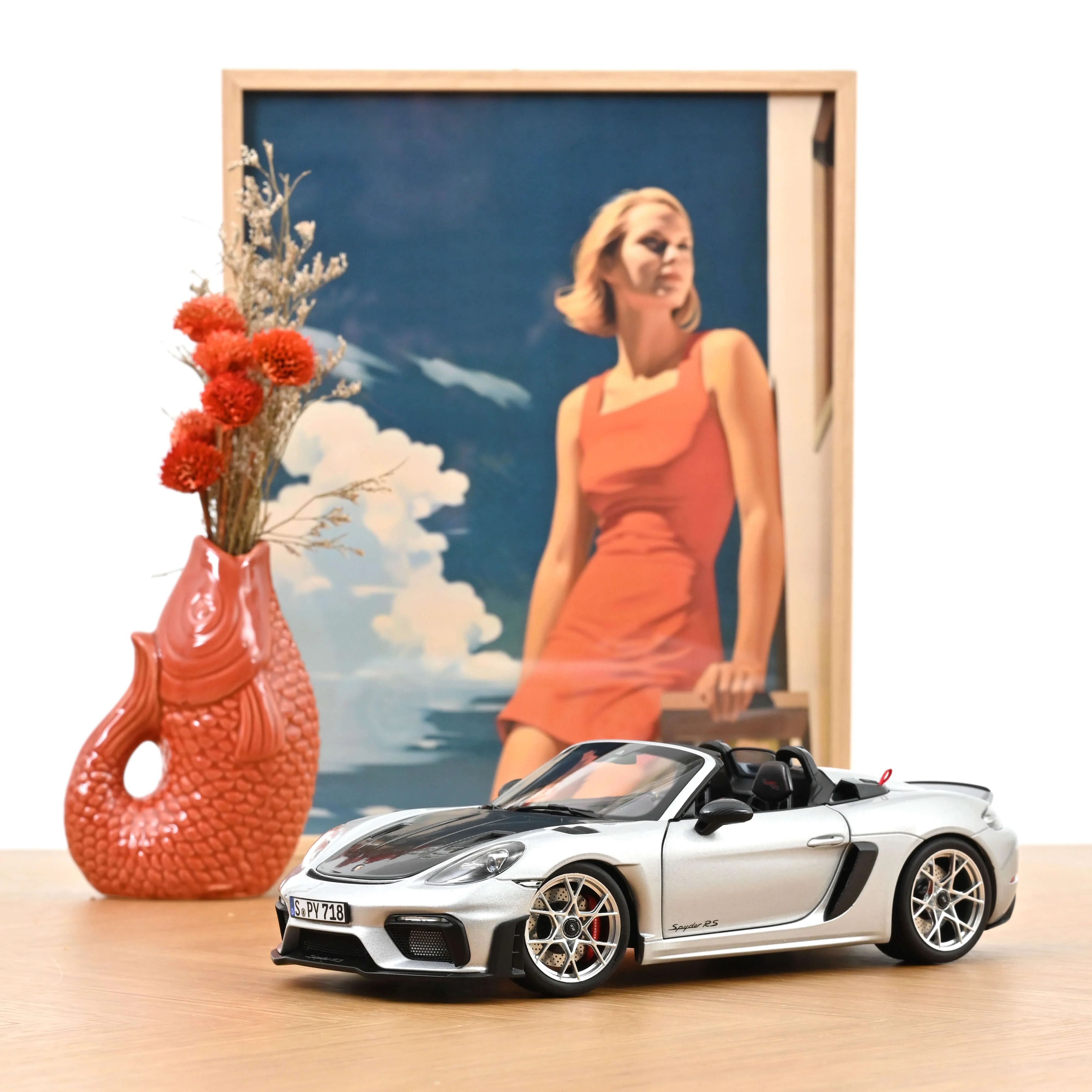 718 Spyder RS w/ Weissach Pack GT-Silvermetallic