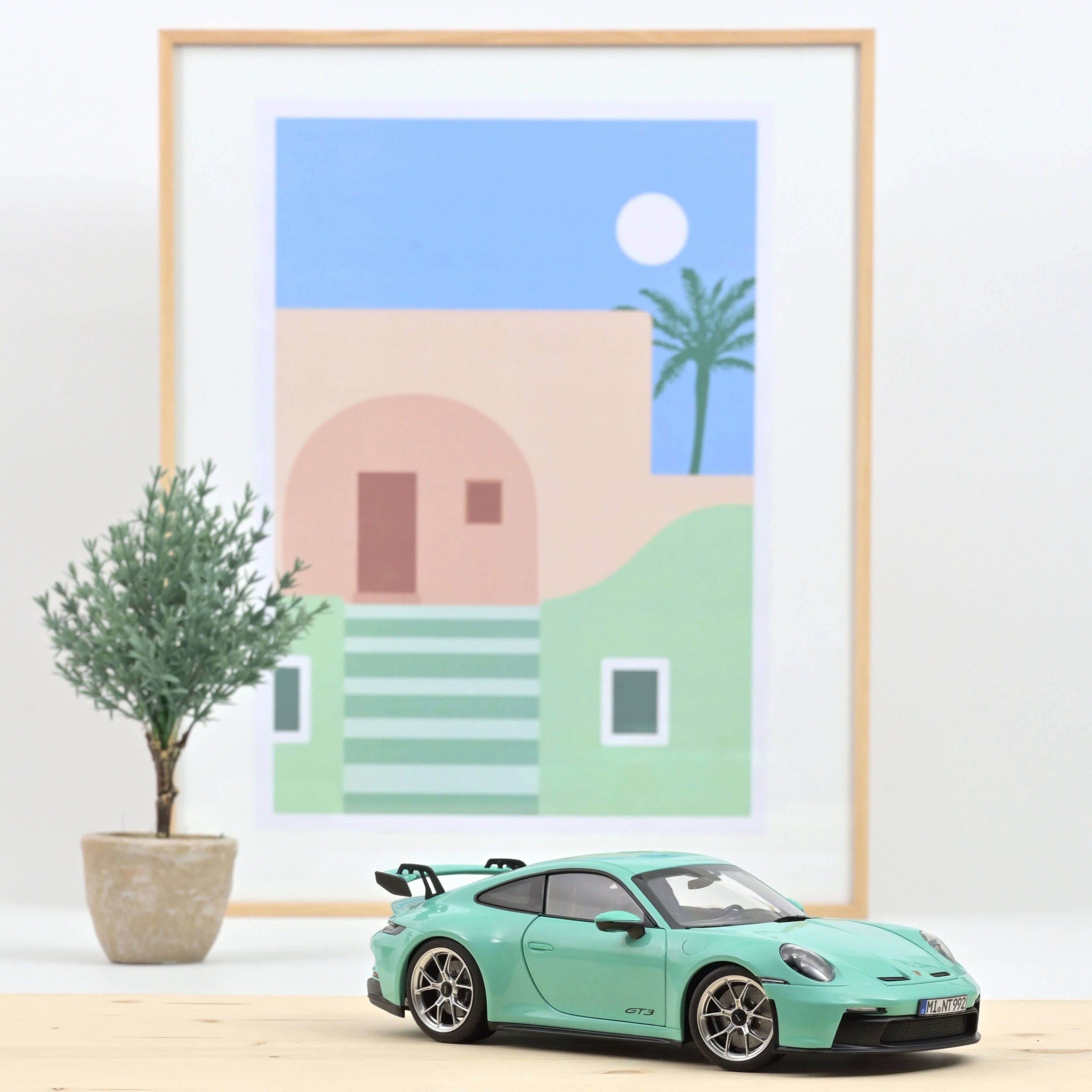 911 GT3 2021 green - 400pcs