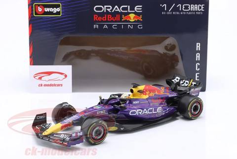Bburago M. Verstappen Red Bull RB19 #1 Winner Las Vegas GP Formula 1 World Champion 2023