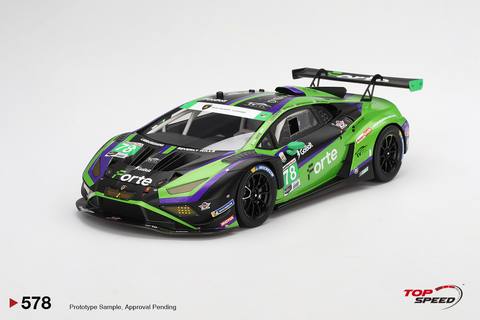 Lamborghini Huracán GT3 EVO2 #78 Forte Racing 2024 IMSA Daytona 24 Hrs