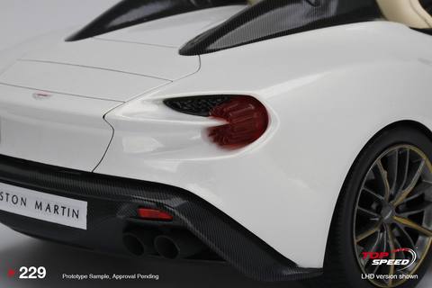 Aston Martin Vanquish Zagato Speedster Escaping