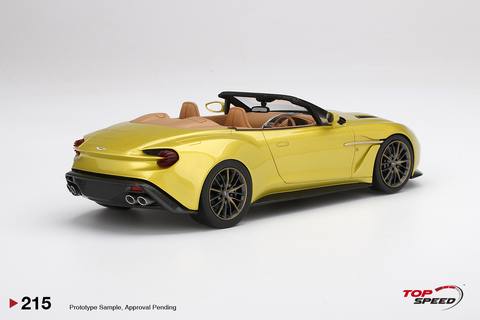 Vanquish Zagato Volante Cosmopolitan Yellow Resin Model